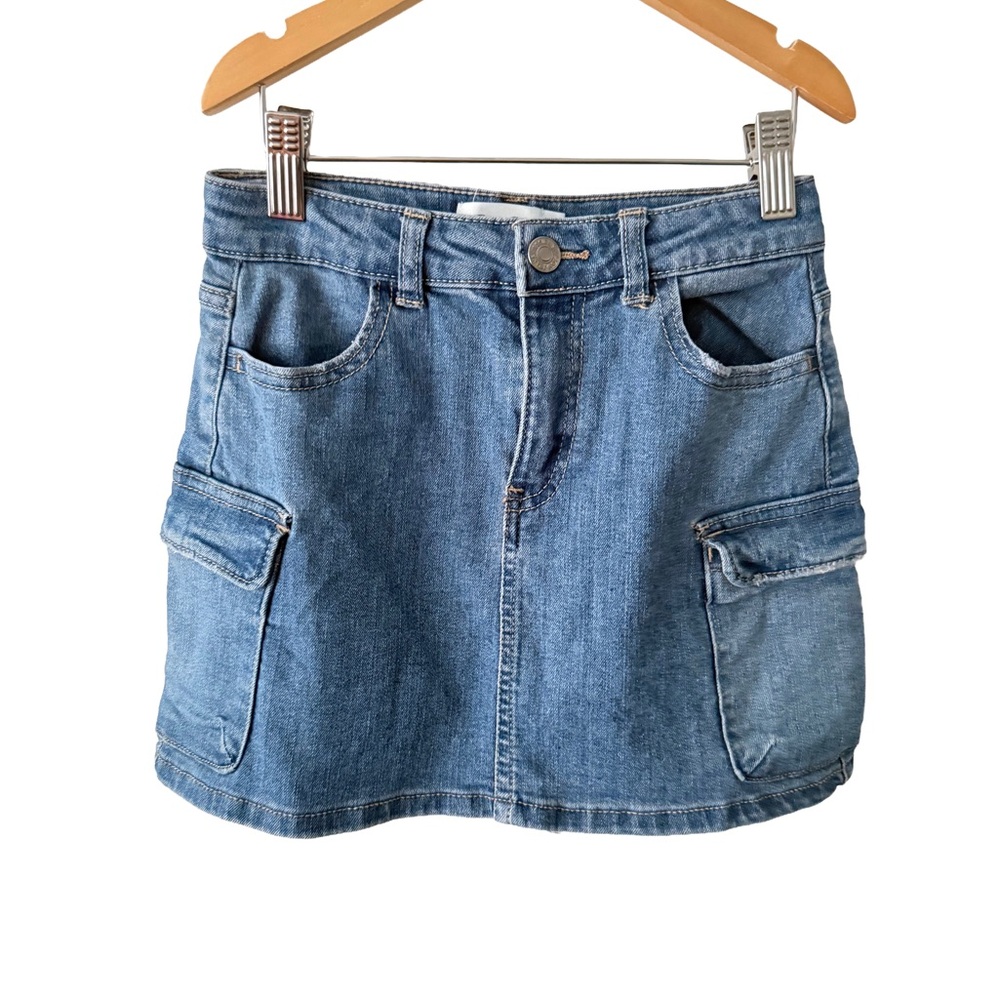 Jessica Simpson Billie Cargo Denim Skirt